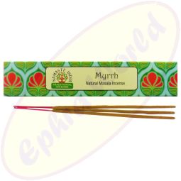 Namaste India Natural Masala Räucherstäbchen Myrrh