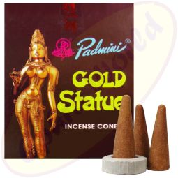 Padmini Gold Statue Räucherkegel