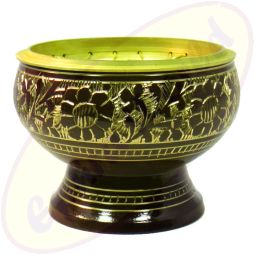 Räuchergefäß Orient in braun aus Messing 7,5 x 5,5 cm