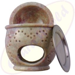 Räuchergefäß Speckstein Natur 8,5 x 9cm