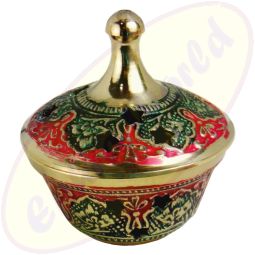 Räuchergefäße Töpfchen weiß Keramik 2er Set 7x6,5 cm
