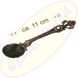Räucherlöffel Metall kupferrot Lotus 11cm