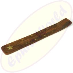 Räucherstäbchenhalter Holz Motiv Sterne