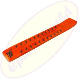 Räucherstäbchenhalter Motiv Elefant in orange