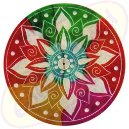 Räucherstäbchenhalterschale Agra Mandala bunt 13cm