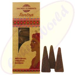 Sacred Elements Jumbo Organic Räucherkegel Tantra