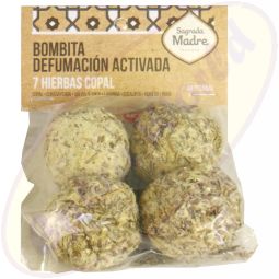 Sagrada Madre aktive Defumation Räucherkugeln 7 Hierbas & Copal 4er