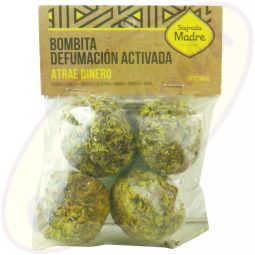 Sagrada Madre Atrae Dinero/Geld Anziehen 4 aktive Defumation Räucherkugeln