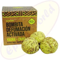 Sagrada Madre 8 aktive Defumation Räucherkugeln Yagra & Canela/Zimt