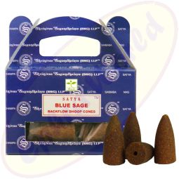 Satya Blue Sage Backflow Cones/Rückflussräucherkegel (BNG) LLP