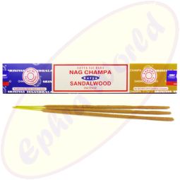Satya Sai Baba Nag Champa & Sandalwood Combo Masala Räucherstäbchen (MUM) LLP