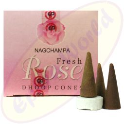 Satya Fresh Rose indische Räucherkegel