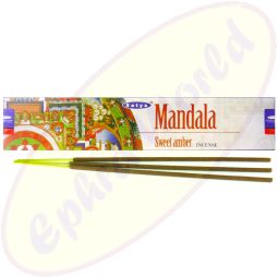 Satya Mandala Sweet Amber(Bernstein) Räucherstäbchen