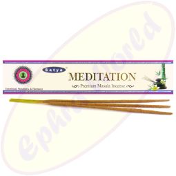 Satya Meditation Premium Masala Räucherstäbchen (MUM) LLP