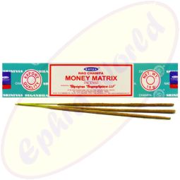 Satya Nag Champa Money Matrix Masala Räucherstäbchen