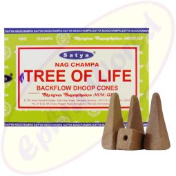 Satya Nag Champa Tree Of Life Rückflussräucherkegel (MUM) LLP