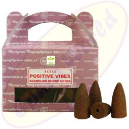Satya Positive Vibes Rückflussräucherkegel/Backflow Cones (BNG) LLP