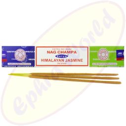 Satya Sai Baba Nag Champa & Himalayan Jasmine Combo Masala Räucherstäbchen (MUM) LLP