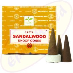 Satya Sandalwood indische Räucherkegel