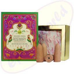 Sree Vani Golden India Backflow Cones/Rückflussräucherkegel Rosemary
