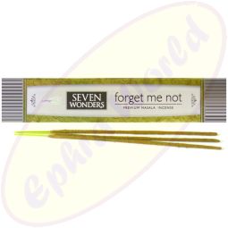 Seven Wonders Forget Me Not Premium Masala Räucherstäbchen