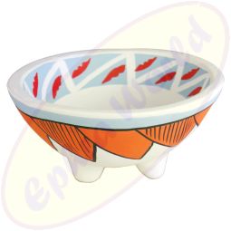 Native Soul Tribal Smudge Bowl aus Keramik weiß