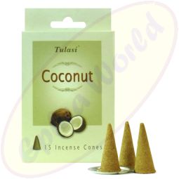 Tulasi Coconut indische Räucherkegel - Räucherkerzen