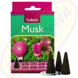 Tulasi Musk indische Räucherkegel - Räucherkerzen
