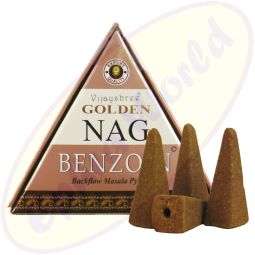 Vijayshree Golden Nag Benzoin Rückflussräucherkegel
