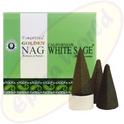 Vijayshree Golden Nag Californian White Sage Räucherkegel
