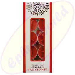 Vijayshree Golden Nag Champa Duftteelichte 10x10g