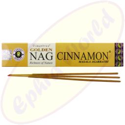 Vijayshree Golden Nag Cinnamon (Zimt) Masala Räucherstäbchen