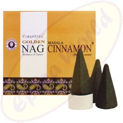 Vijayshree Golden Nag Cinnamon Räucherkegel