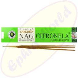 Vijayshree Golden Nag Citronella Masala Räucherstäbchen