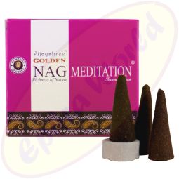 Vijayshree Golden Nag Meditation Räucherkegel