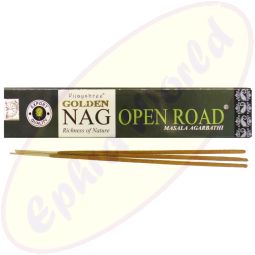 Vijayshree Golden Nag Open Roads Masala Räucherstäbchen