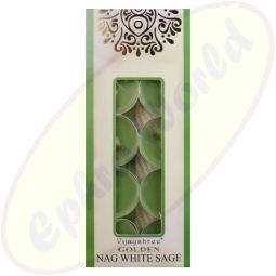 Vijayshree Golden Nag White Sage Duftteelichte 10x10g