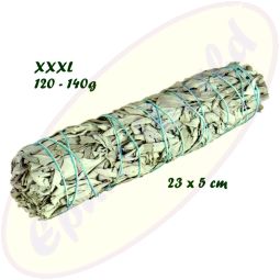 XXXL White Sage Smudge Sticks, Weißer Salbei in Bündel 120-140g